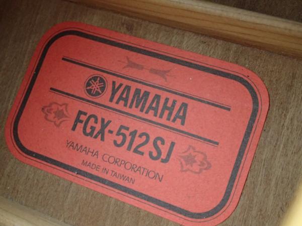 高額買取実施中!!】YAMAHA エレアコ FGX-512SJ 赤ラベル 2000年 | 楽器