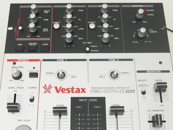 高額買取実施中!!】VESTAX DJミキサー PMC-05PRO SL VCA ベスタクス 