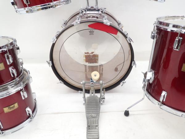 高額買取実施中!!】Pearl ドラムセット Birch shell RED バスドラム ...