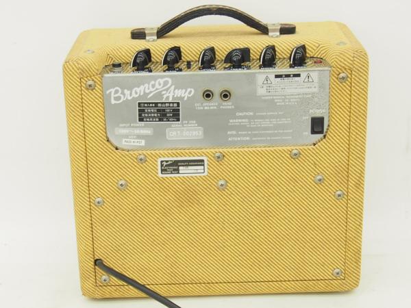 銘器】FENDER BRONCO 小型ツイードアンプの名器です！ - 楽器、器材