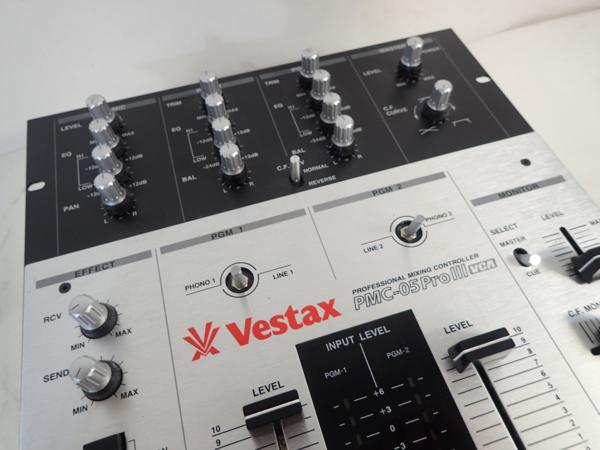 お取扱店05S132■VESTAX　DJミキサー　PMC-05PROⅢ　VCA■ DJミキサー