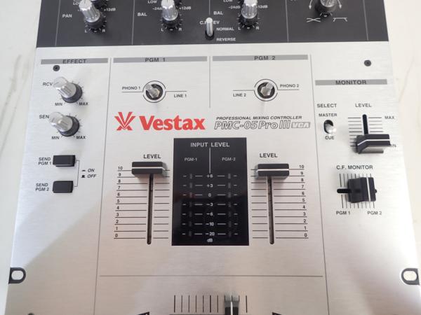 高額買取実施中!!】Vestax ベスタクス DJミキサー PMC-05PRO3