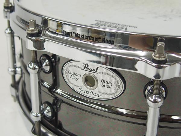 美品】Pearl Custom Alloy steelshell スネアドラム - 楽器/器材