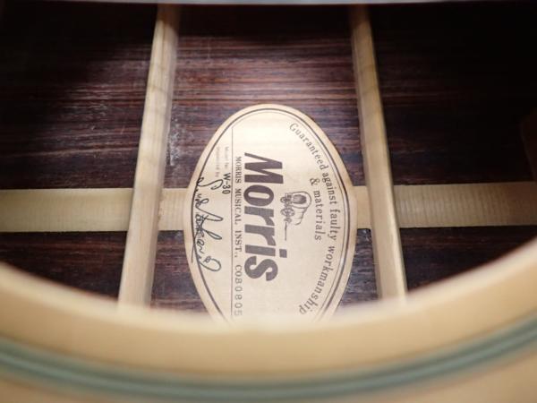 【高額買取実施中!!】Morris アコースティックギター W-30 | 楽器買取・楽器査定なら中古楽器堂