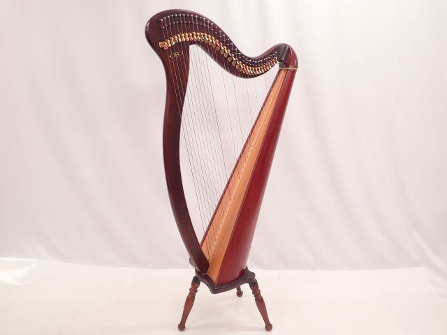 美品】青山ハープ 34弦 AOYAMA HARP - 弦楽器