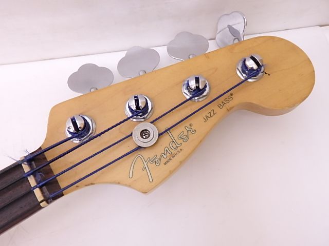 時間指定不可】 純正ハードケース付き Bass Jazz USA Fender - ベース